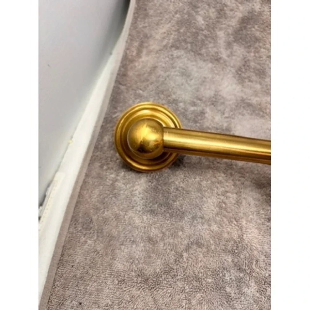 Vintage Brass Towel Bar 25
